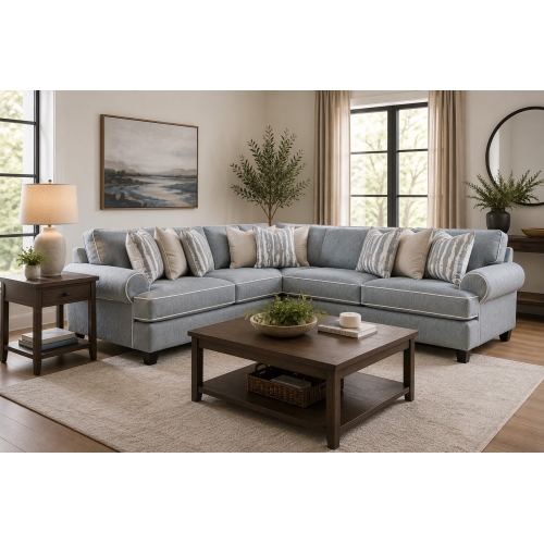 Corner Set 5 Seater AWESOME OATMEAL-H-4