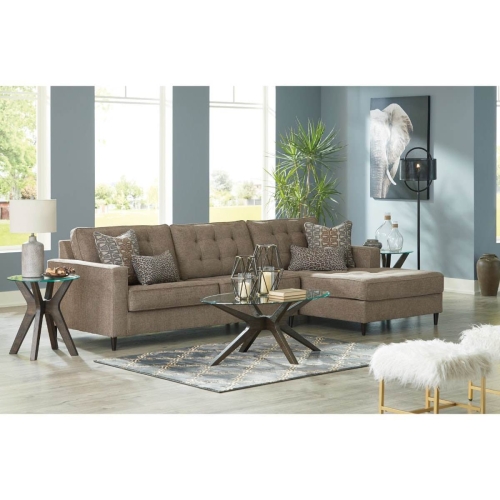 Corner Set Brown 4 Seater A-25003