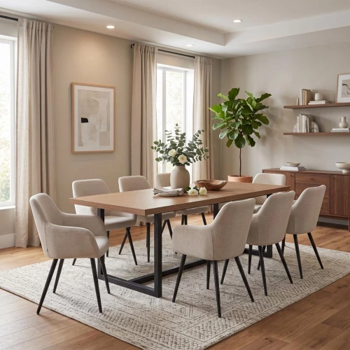Dining Table/8 Chairs with 8 Chairs JL-08024 - OS-8038