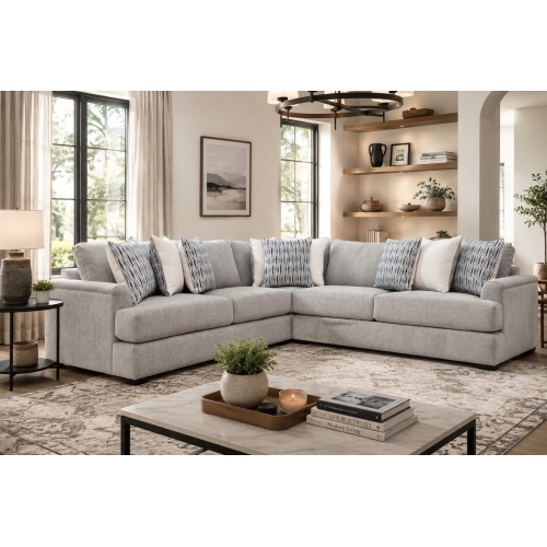 Corner Set 5 Seater TREATY LINEN-H-14