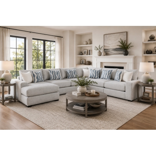 Corner Set 6 Seater REVERA-H-12