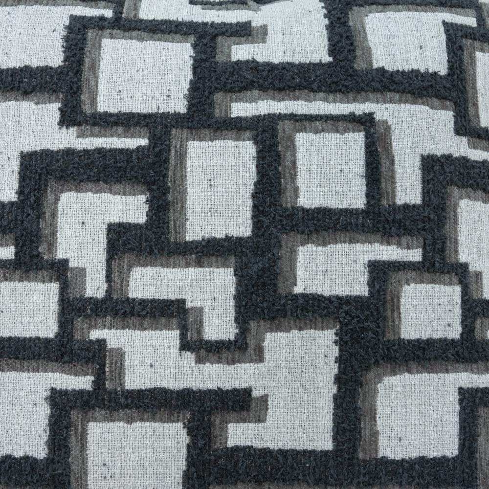 54-30-00271-9.jpg Ash grey fabric sofa chair with rolled arms and nailhead trim — view 8