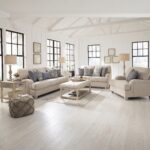 6 Seater Fabric Sofa Set - Warm Ivory